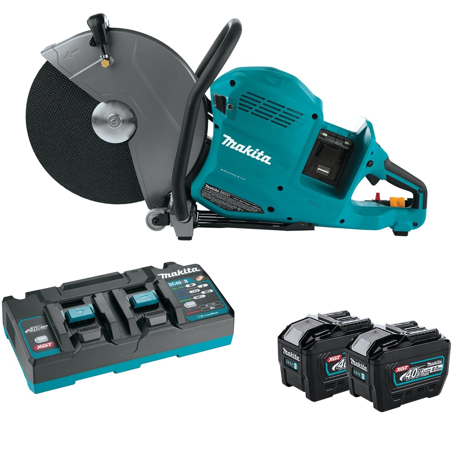 Sentimental pastel por otra parte, Makita 80V Max XGT® Brushless 14" Power Cutter Kit, with AFT®, Electric  Brake (8.0Ah) | Arco Lawn Equipment