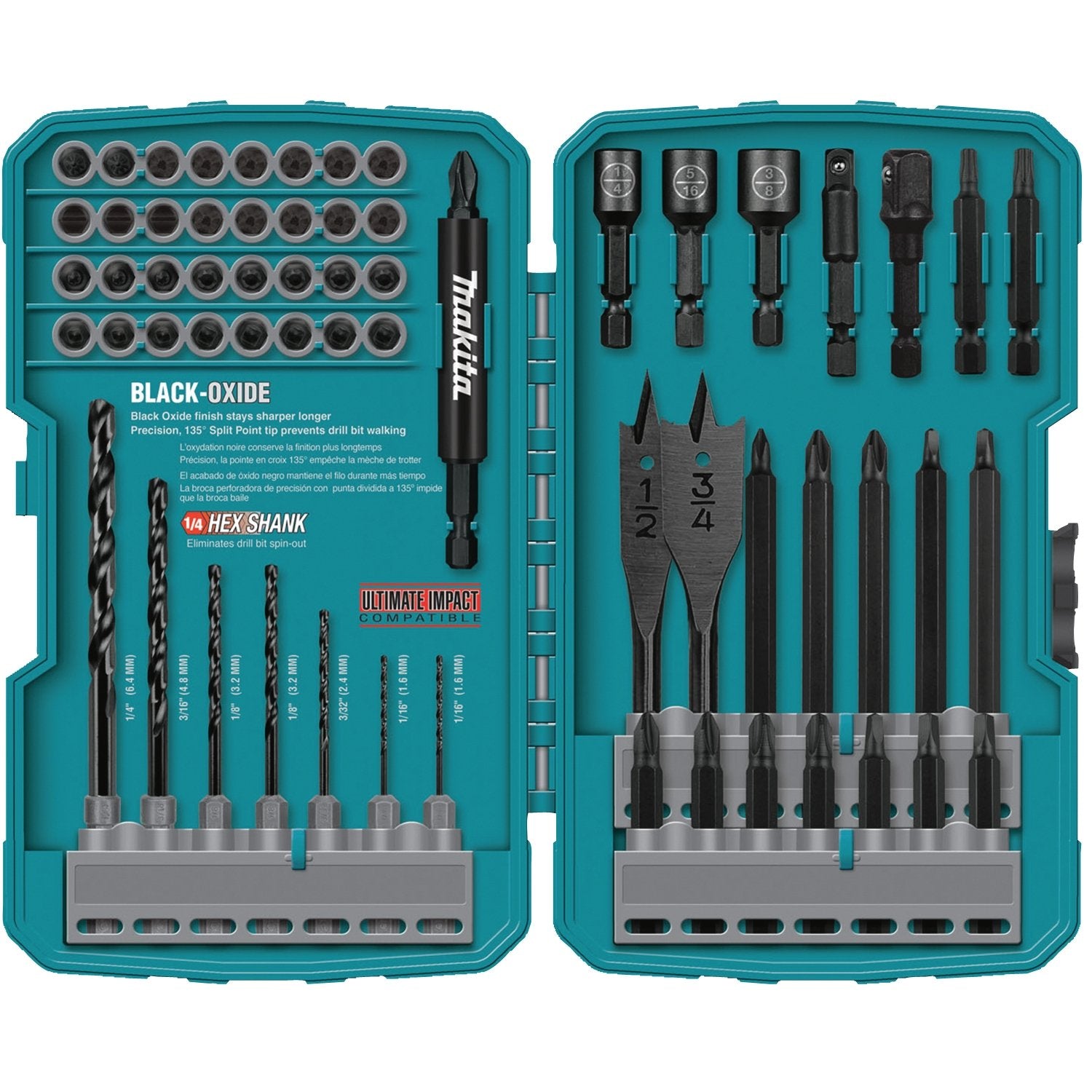 Makita Contractor Grade Bit Set 70 Pc. Arco Lawn Equipment