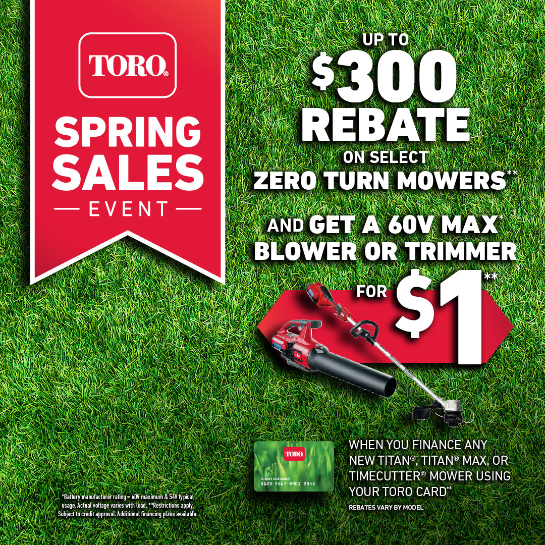 Toro Spring Sales Event
