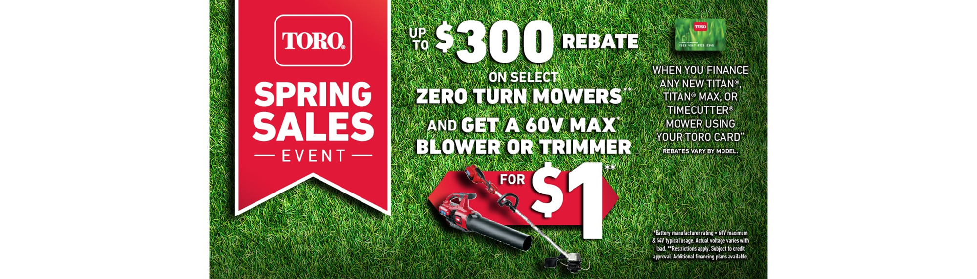 Toro Spring Lawn Mower Sale Event