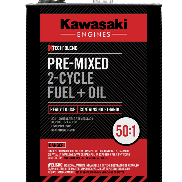 【K】 Kawasaki Kawasaki 2 CYCLE FUEL, PRE-MIX 50:1 - 5 GALLONS